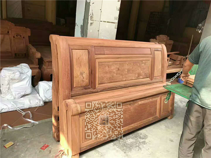 广西红木家具大床系列 45