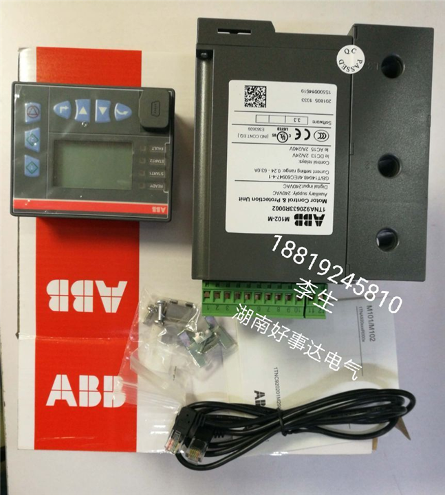 ABB电动机控制单元M102-M  MD31 24VDC 全国联保 