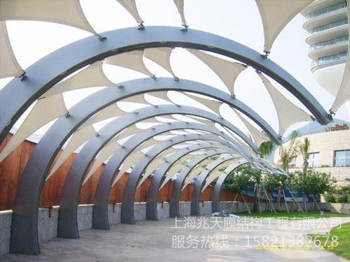 膜结构景观棚专业设计 
