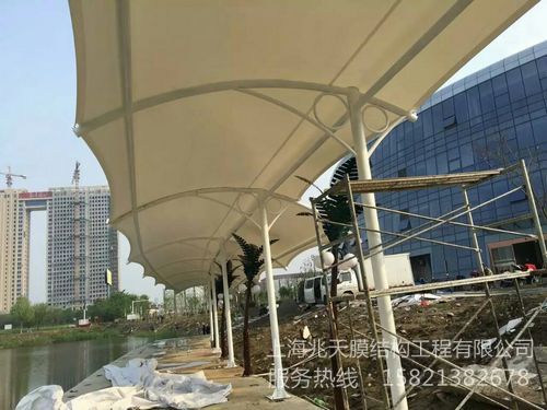 广场膜结构景观 