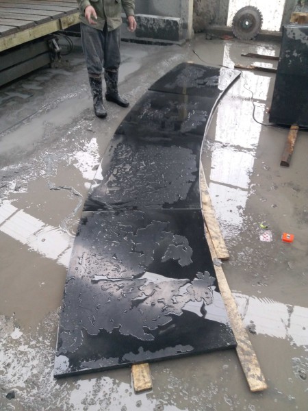 内蒙蒙古黑光面弧形加工基地 