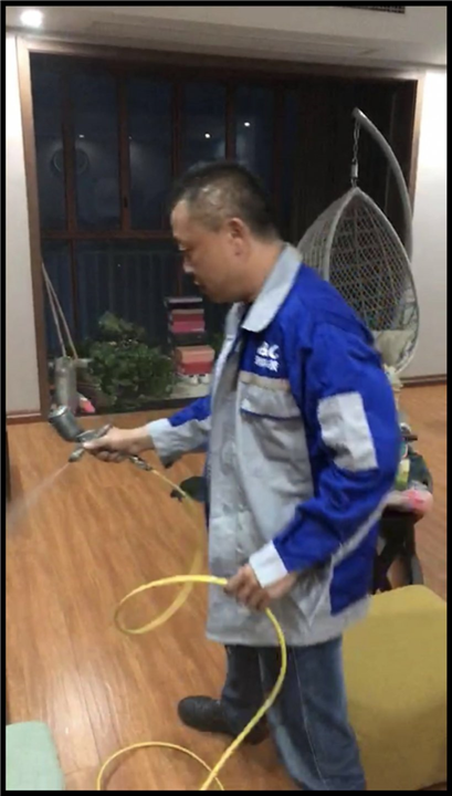 室内空气治理中 