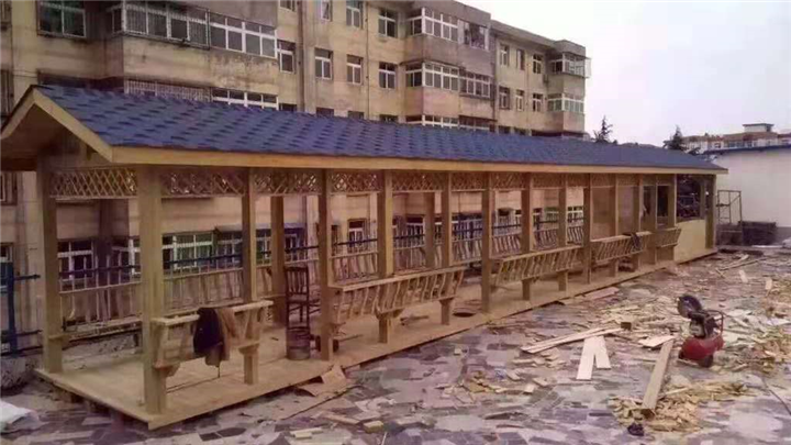 山西防腐木木长廊