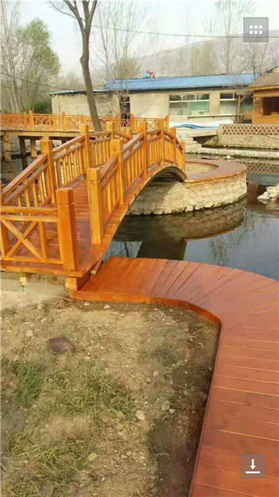 山西防腐木护栏