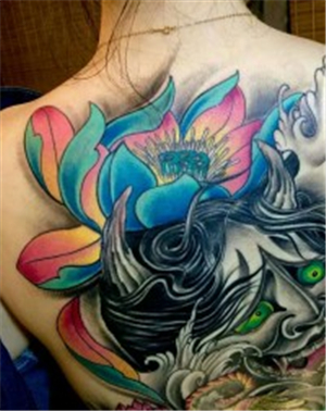 东莞虎门品刺堂纹身满背作品4 