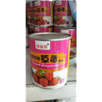 莓罐头即食水果罐头