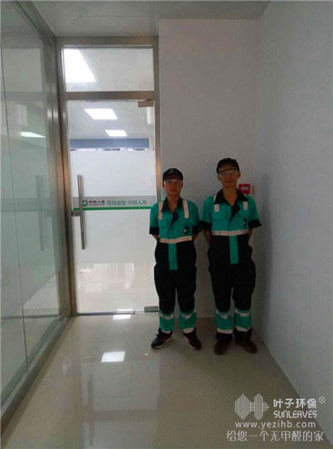 广州增城区中国人寿甲醛治理项目 