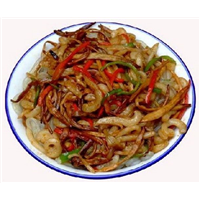 广西葛根粉炒肉 