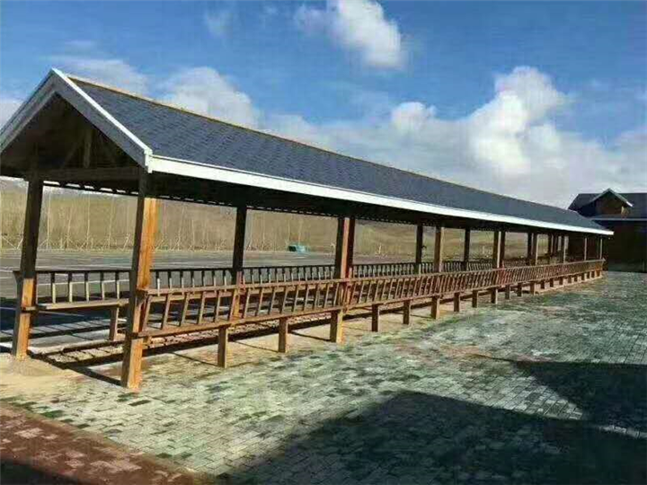 呼和浩特防腐木长廊