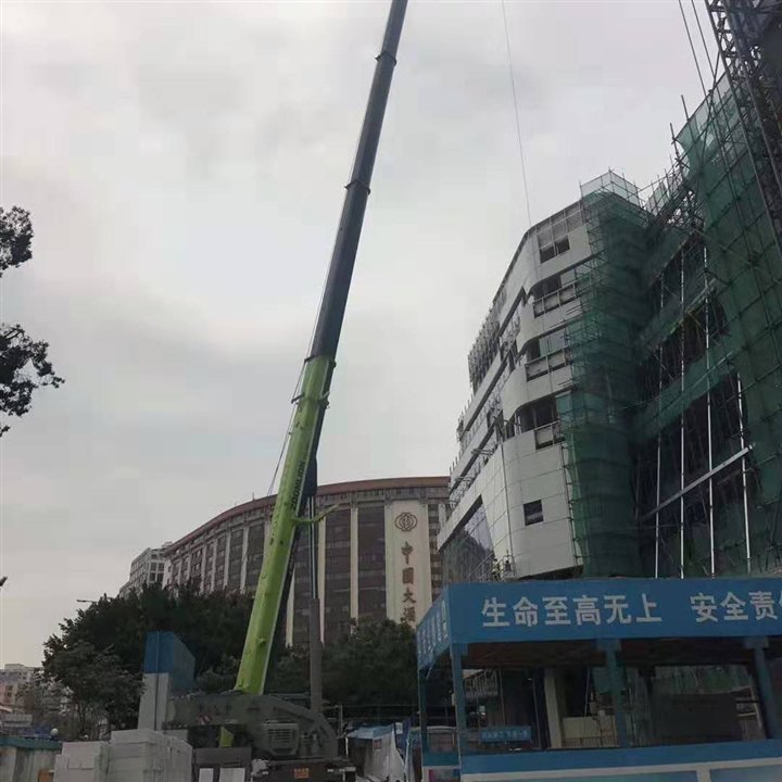 广州吊车出租案例四