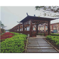 天水防腐木长廊