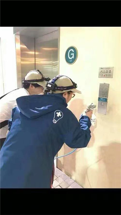 香港海洋公园公共电梯等除菌消毒 