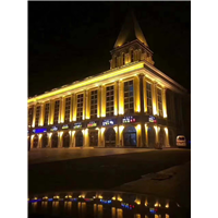 内蒙楼体亮化-建筑楼体亮化-夜景照明工程-春节景观布置