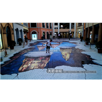 北国地面3D立体画 