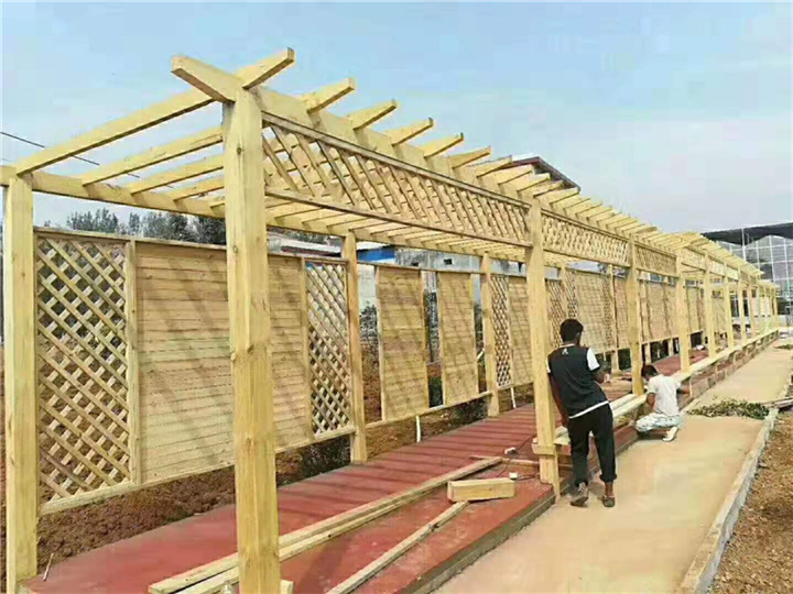 舟山防腐木萄架