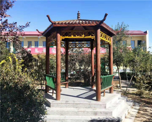 舟山防腐木凉亭3