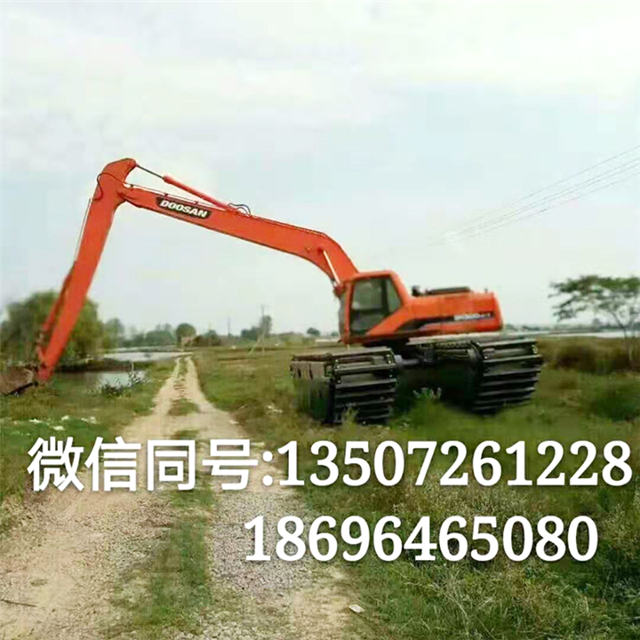 湖南长沙水陆挖机出租 