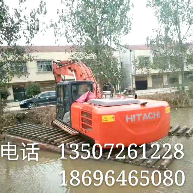 河南郑州湿地挖机出租 