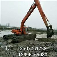 河北石家庄湿地挖机出租 