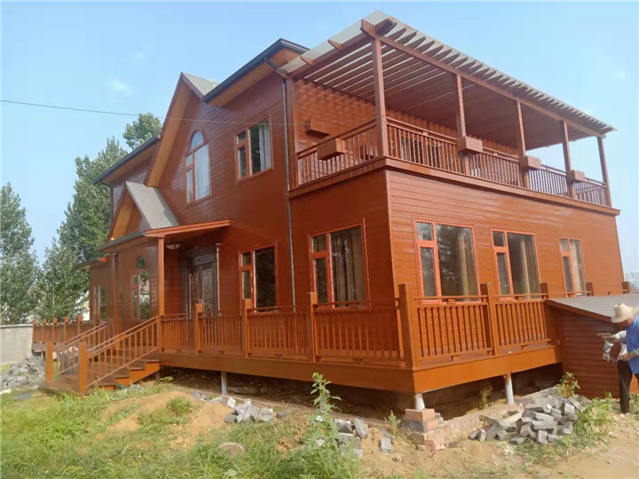 临沂防腐木木屋 增强木结构建筑的安全