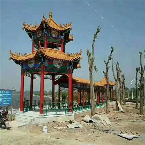 乌兰察布防腐木凉亭 