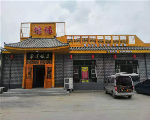 青岛防腐木门头