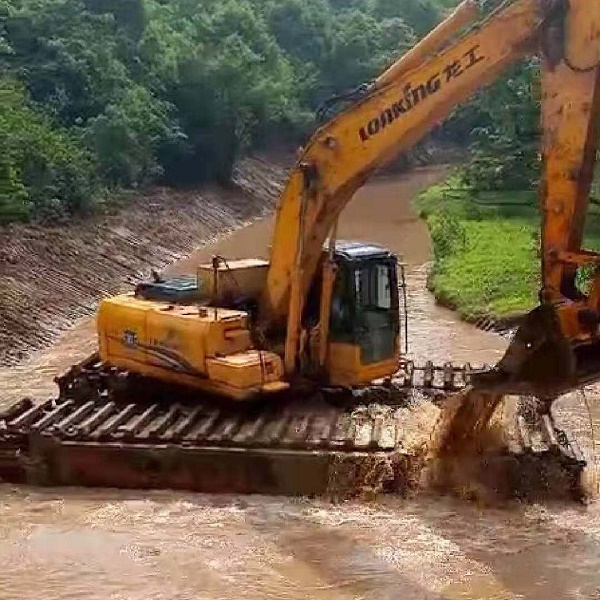 湛江水上清淤挖掘机出租 