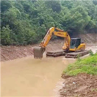 泉州水上清淤挖掘机出租