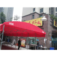 重庆法式固定蓬安装玻璃雨棚的特别之处
