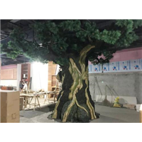水泥假树
