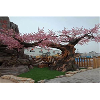仿真桃花树 