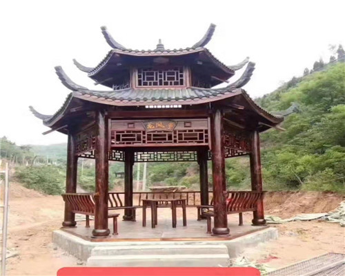 宁波防腐木凉亭2