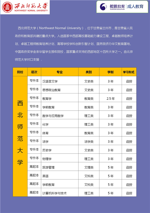 西北师范大学