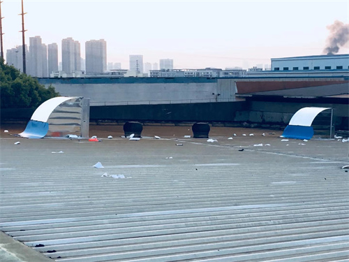 台州车间平顶负风机安装工程