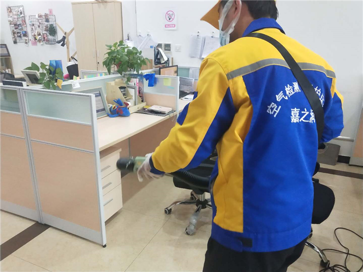 嘉兴除甲醛恒天财富办公区域全面消杀