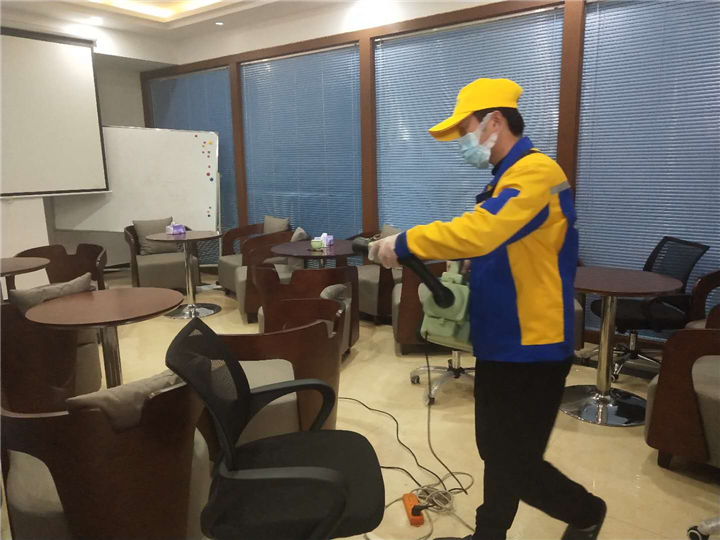 嘉兴除甲醛恒天财富办公区域全面消杀