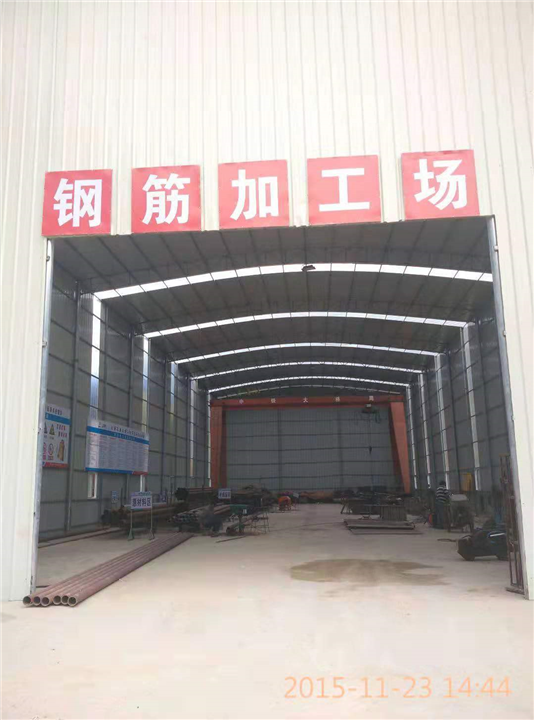 江西钢筋加工棚