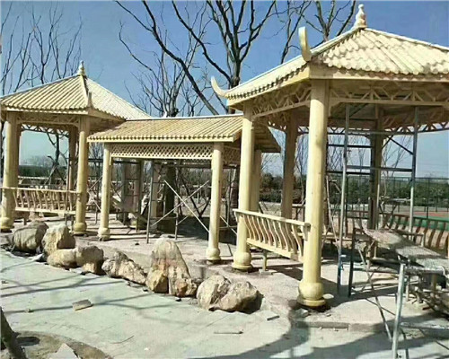 北京防腐木凉亭8