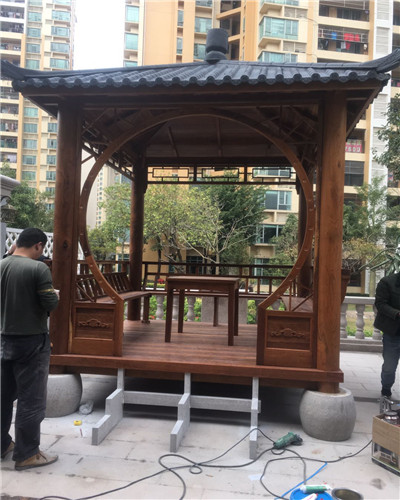 宝鸡防腐木凉亭厂家