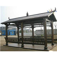 周口防腐木凉亭1