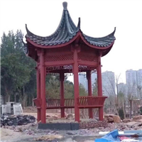 周口防腐木凉亭2