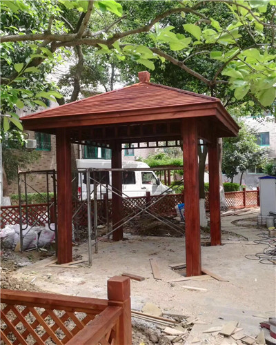 苏州防腐木凉亭2