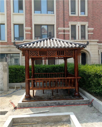 宜兴防腐木凉亭1