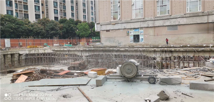 绳锯切割 