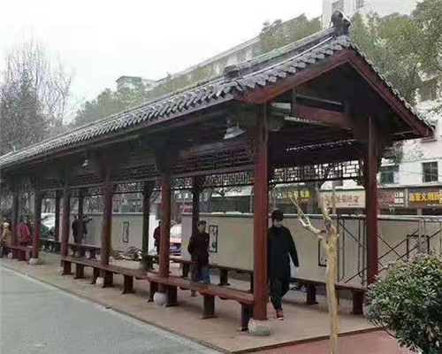 长治防腐木长廊3