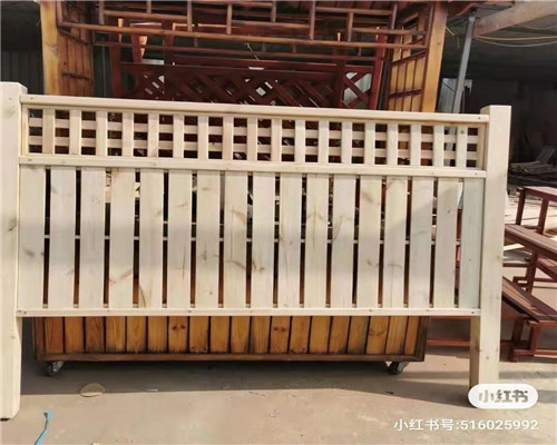 长治防腐木护栏1