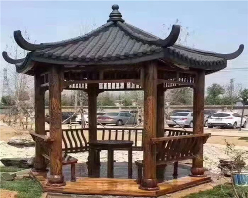 长治防腐木凉亭5