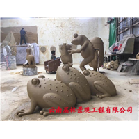 昆明动物雕像 