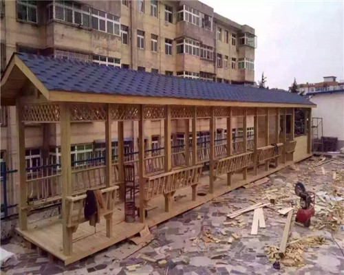 北京防腐木长廊1