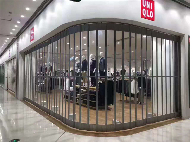 洛阳折叠水晶门